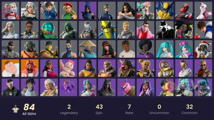 [ALL PLATFORMS]-83 Skin-Chun-Li-Catwoman Comic Book Outfit-Spider-Man Noir-Kitana (MK3)-Hatsune Miku-Black Cat-FULL ACCESS-