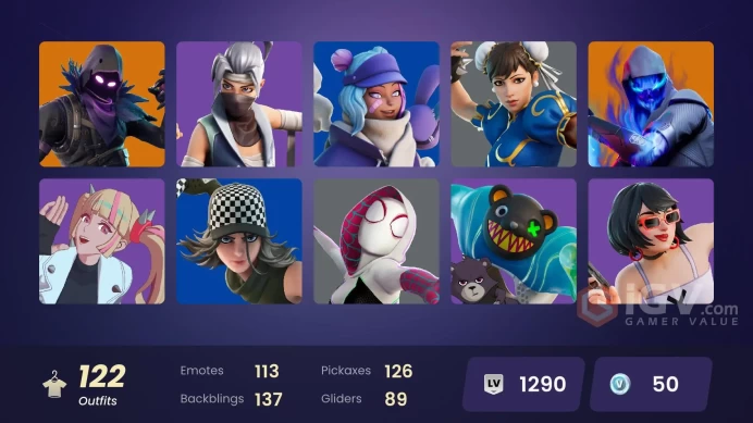 [ALL PLATFORMS]-123 Skin-Recon Champion-Captain Levi-Mikasa Ackermann-Chun-Li-Kenji-Michael Myers-FULL ACCESS-