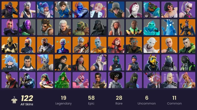 [ALL PLATFORMS]-123 Skin-Recon Champion-Captain Levi-Mikasa Ackermann-Chun-Li-Kenji-Michael Myers-FULL ACCESS-