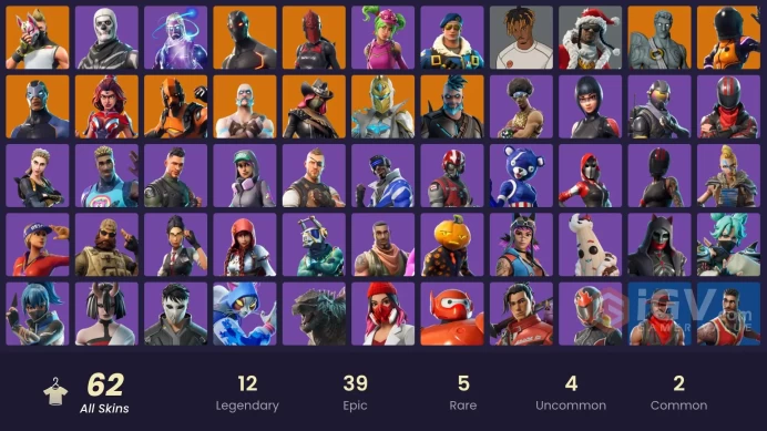 [PC/PSN/XBOX] 62 skins | Galaxy | Royale Bomber | Rogue Agent | Blue Striker | Tidy | Hot Marat | Orange Justice | Discovery | 50 VB