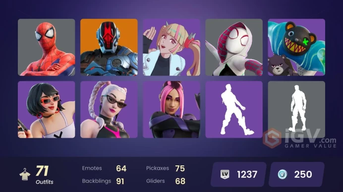 [PSN/XBOX/PC] 71 skins | Frostbite | Renzo the Destroyer | Twyn | The Ageless | Malik | Son Goku | Snap | Mizuki | Ronin | The Origin