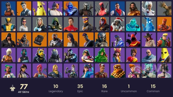 [XBOX/PC] 77 skins | Renegade Raider | Gold Midas | Point Patroller | Trilogy | Sultura | Fixer | Prodigy | Blue Striker