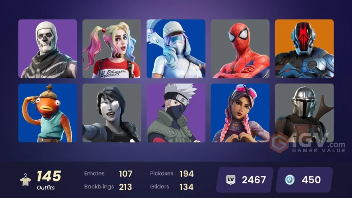 [PSN/XBOX/PC] 145 skins | The Champion | NBA 75 Swish | Naruto Uzumaki | Malik | Torin | Hypersonic | Paradigm (Reality-659) | The Ageless