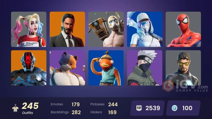 [XBOX/PC] 245 skins | Master Chief | Pitch Patroller | Mat Master | Torin | Era | Valeria | Paradigm (Reality-659) | The Ageless | Fade