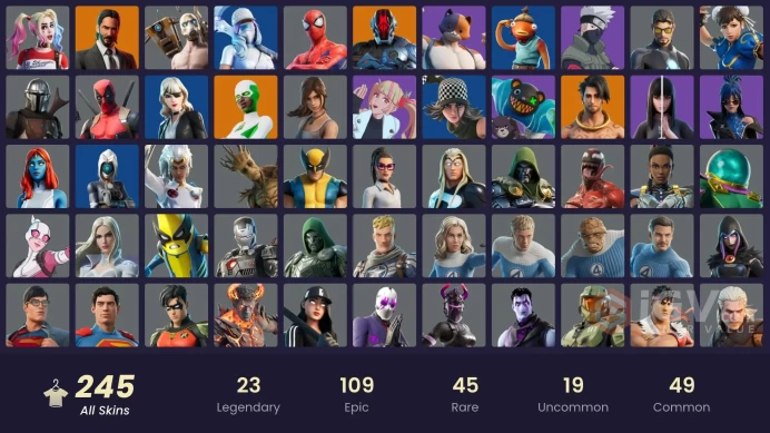 [XBOX/PC] 245 skins | Master Chief | Pitch Patroller | Mat Master | Torin | Era | Valeria | Paradigm (Reality-659) | The Ageless | Fade