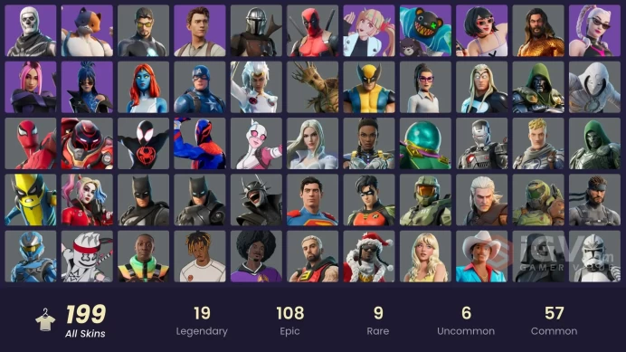 [XBOX/PC] 199 skins | Master Chief (Matte Black) | Subzero Cryptic | Lina Scorch | Zeus | Malik | Era | Valeria | Paradigm (Reality-659)