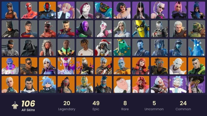 [PSN/XBOX/PC] 106 skins | Renegade Raider | Malik | Torin | Valeria | Paradigm (Reality-659) | The Ageless | Spectra Knight | Omegarok