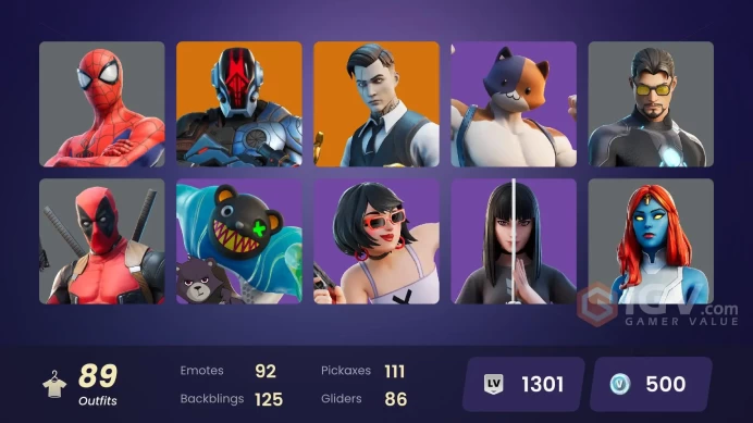 [PSN/XBOX/PC] 89 skins | Gold Midas | Frostbite | Gear Specialist Maya | The Foundation | Ronin | Snap | Paradigm (Reality-659)