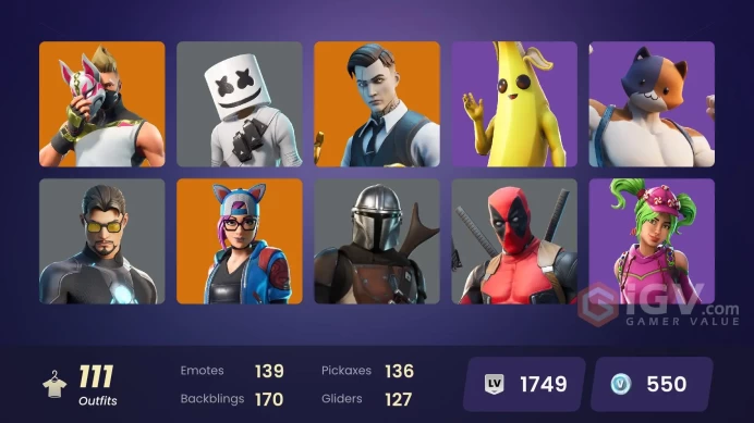 [PSN/XBOX/PC] 111 skins | Gold Brutus | Gold Midas | Rogue Agent | The Ice King | Rox | Fade | Carbide | Blackheart | Gear Specialist Maya