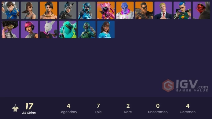 [PSN/XBOX/PC] FA - 17 skins | Kymera | Mecha Cuddle Master | Joey | Raz | Slurpentine | Lara Croft | Chun-Li | Catwoman Zero | Sunny | Guggimon