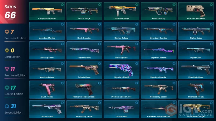 EU 66 skins 2 knifes | Champions 2023 Vandal | Arcane Vandal | RGX 11z Pro Phantom | Tilde Knife | Neo Frontier Phantom | Bound | V0105