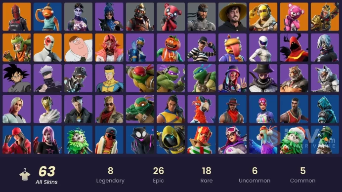 [ALL PLATFORMS]-63 Skin-70.000 V-BUCKS SPEND-FULL ACCESS-