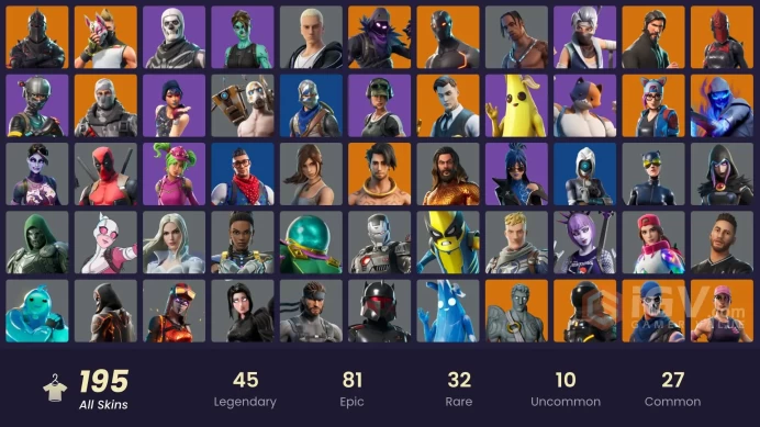 [PC/XBOX] 194 skins | OG STW | Black Knight | Travis Scott |Sparkle Specialist | The Reaper | Blue Squire | Royale Knight | Elite Agent | 400 VB