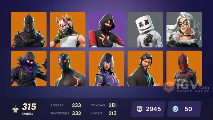 291 Skins | Black Knight | IKONIK | Glow | Full access