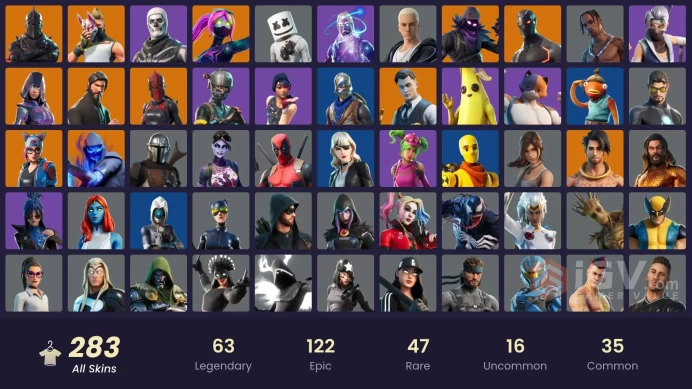 259 Skins | BLack Knight | Galaxy | Travis Scott | Full access