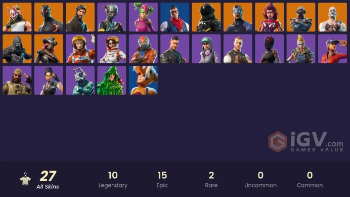 PSN/XBOX/PC - 27 skins | The Reaper | Elite Agent | Prodigy | Tabulator | Rust Bucket | Take The L | Orange Justice | Mako | Astroworld Cyclone 