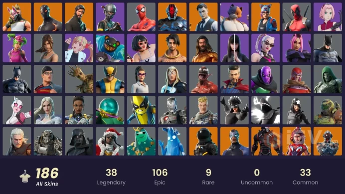 PSN/XBOX/PC - FA - 185 skins | The Reaper | Elite Agent | Blue Team Leader | Omega (stage 5) | Gold Midas | Blue Striker | Cobalt Snowfoot | 