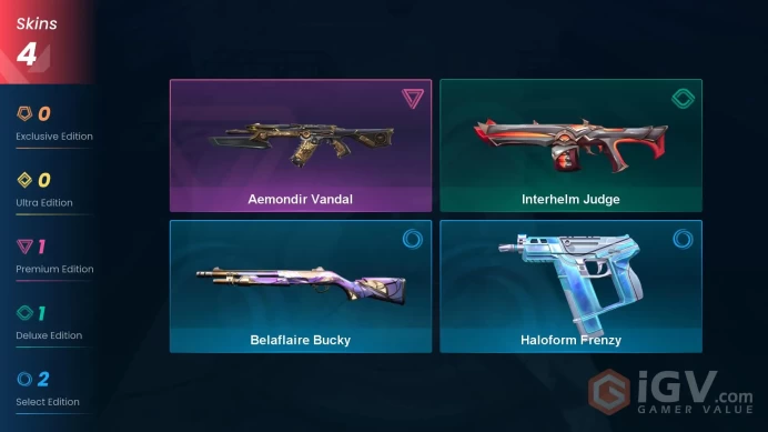 EU 4 skins | Aemondir Vandal | Interhelm Judge | Haloform Frenzy | Belaflaire Bucky | V0128