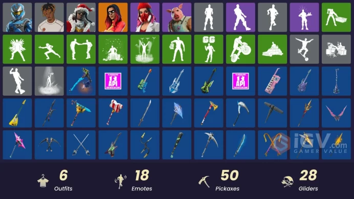 [PC/PSN/XBOX] 6 skins | Joltara | UNSC Spartan | Santa Dogg | Slayer Juice WRLD | Yulejacket | Pig the Butcher | Twin Blasters