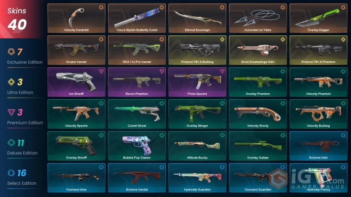 EU 39 skins 5 knifes | Arcane Vandal | Evori Dreamwings Odin | Protocol 781-A Bulldog | Protocol 781-A Phantom | Eternal Sovereign | V0148