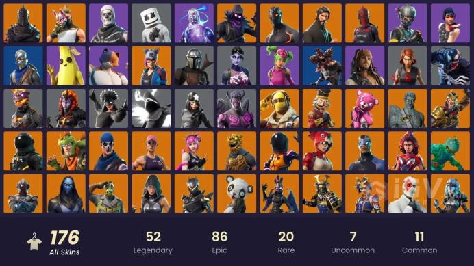 174 Skins | Black Knight | Galaxy + Full access