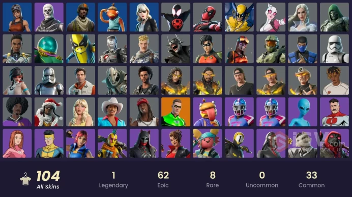 [ALL PLATFORMS]-104 Skin-Renegade Raider-Aerial Assault Trooper-Blitz Brigade-Kai Cenat-Outlaw Midas-FULL ACCESS-