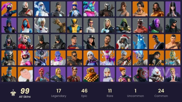 [PC/XBOX] 97 skins | | Kratos | Neo Versa | Vi | Fade | Spectra Knight | Era | Spire Assassin | Predator | Menace G67g