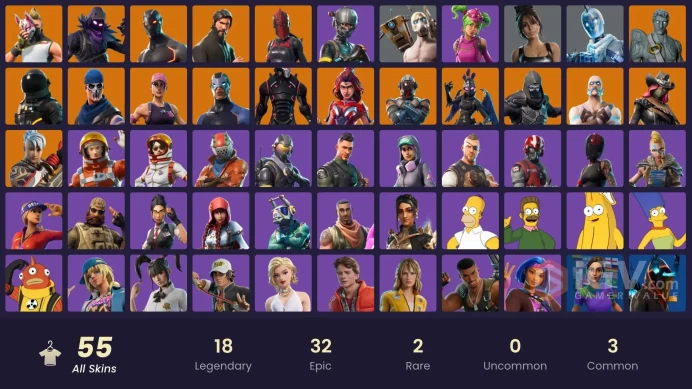 spent 114$ [PC/PSN/NINTENDO] 39 skins | | The Reaper | Elite Agent | Omega (stage 5) | Rogue Agent | Valor | Red Knight | Calamity G57g