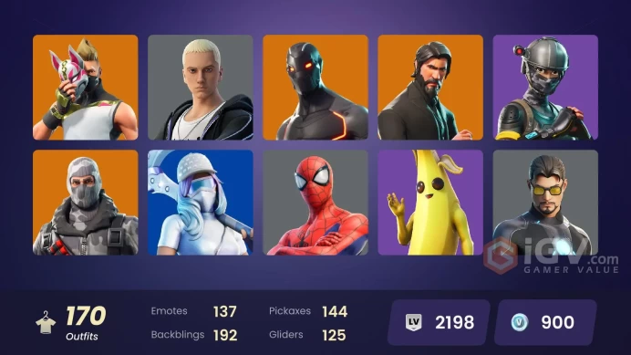 PC,PSN,XBOX 169 SKINS FA - REAPER - MAX OMEGA - COLBAT SNOWFOOT - WOLVERINE,SKULL SCOUT,LARA CROFT,DEIMOS,CLOAKED STAR,CHARLOTTE RK1021