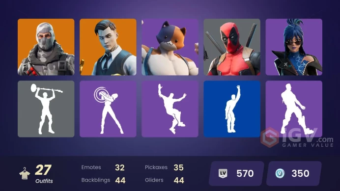 [ALL PLATFORMS] 27 SKINS | OG HAVOC | SUB COMMANDER | BLUE TEAM LEADER | MIDAS | DEADPOOL | 350 V-BUCKS | OG CH2 S2 | FULL ACCESS