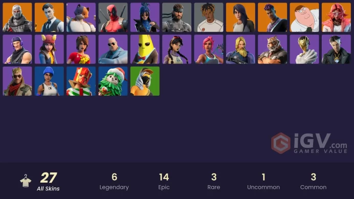 [ALL PLATFORMS] 27 SKINS | OG HAVOC | SUB COMMANDER | BLUE TEAM LEADER | MIDAS | DEADPOOL | 350 V-BUCKS | OG CH2 S2 | FULL ACCESS
