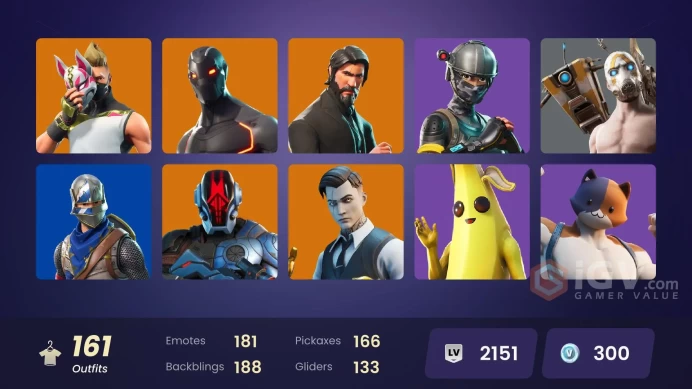 [PC/PSN/XBOX] 161 skins | OG STW | The Reaper | Blue Squire | Royale Knight | Elite Agent | Gold Midas | Rogue Agent | Peter Griffin | 300 VB