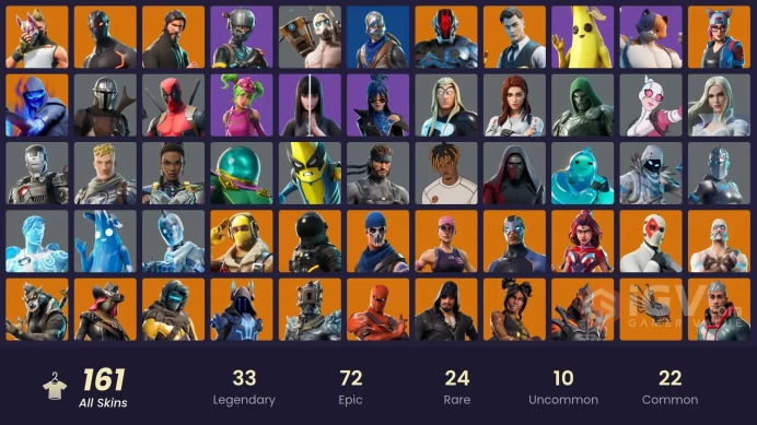 [PC/PSN/XBOX] 161 skins | OG STW | The Reaper | Blue Squire | Royale Knight | Elite Agent | Gold Midas | Rogue Agent | Peter Griffin | 300 VB