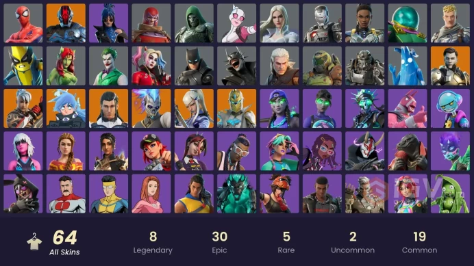 * [ALL LINKABLE] FA | 64 skins | Ronin | The Foundation | Nezumi | Midas Rex | Mizuki | Renzo the Destroyer | The Ageless