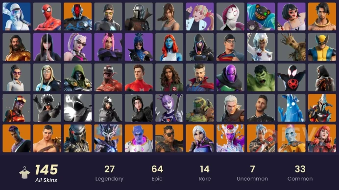 * [ALL LINKABLE] FA | 145 skins | Dummy Supreme | Peter Griffin | Valeria | Eternal Knight | Twyn | Paradigm (Reality-659)