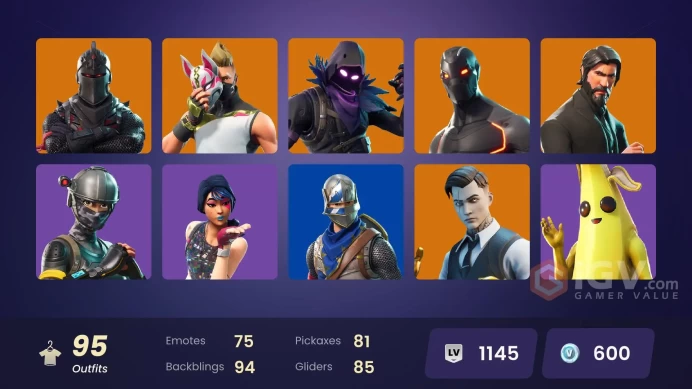 PC,PSN,XBOX 94 SKINS FA - STW - BLACK KNIGHT - REAPER - OMEGA,GERALT,DOOM,STRONG GUARD - FLOSS - TAKE THE L RK1087