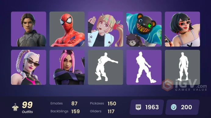 PC,PSN,XBOX 99 SKINS FA - CHANI - ERA,DARTH VADER,AGELESS,CATWOMAN,MICHELANGELO,BENDER,SPIDER MAN RK1105