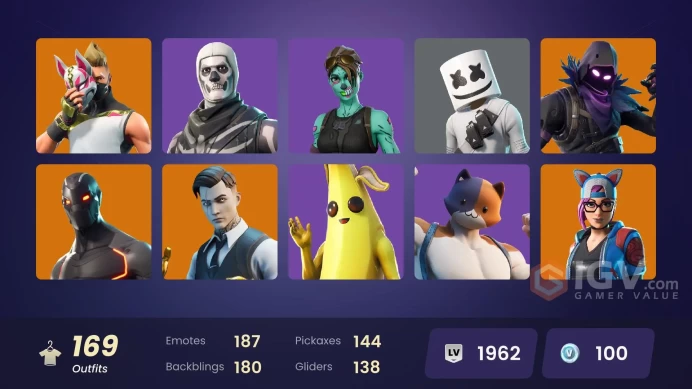 PC,PSN,XBOX 169 SKINS FA - STW - LEVIATHAN AXE - GOLD MIDAS,WOLVERINE,END ZONE,LYNX,GHOUL TROOPER,DEMI,ZADIE RK1183
