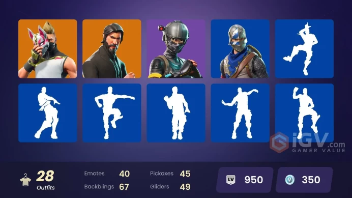PC,PSN,XBOX 28 SKINS FA - REAPER - BLUE SQUIRE - DARTH MAUL,RUST LORD - TAKE THE L RK1153
