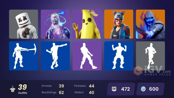 PC,PSN,XBOX 39 SKINS FA - GALAXY - HIME,NARA,RUIN,LYNX,CLOAKED STAR,SNOWFOOT,TARO RK1040
