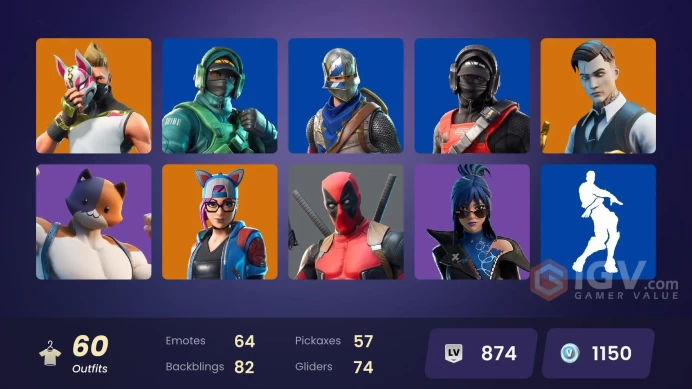 PC,PSN,XBOX 60 SKINS FA - STEALTH REFLEX - BLUE SQUIRE - PETER GRIFFIN,MALCORE,HAZE,AURA,RECON EXPERT RK1113