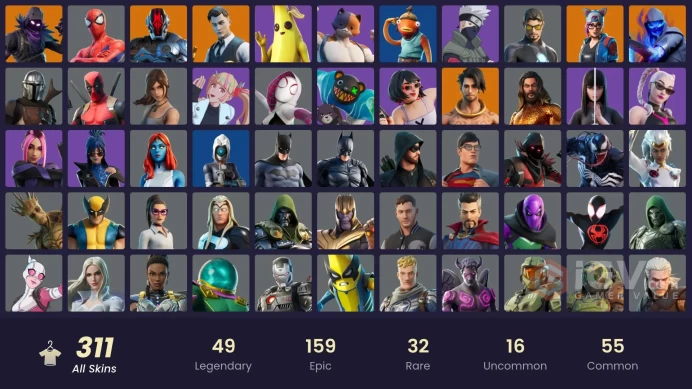 [PC/PSN] 311 skins | OG STW | Leviathan Axe | Master Chief (Matte Black) | Gold Midas | Gold Brutus | WORLD CUP | Rogue Agent | Luxe | 50 VB