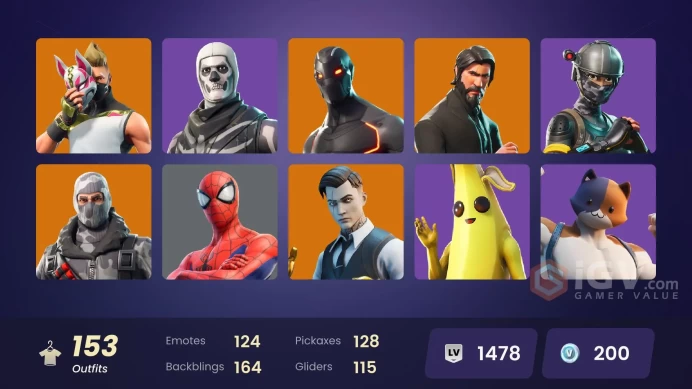 [PC/PSN] 153 skins | OG STW | The Reaper | Merry Mint Axe | Elite Agent | Rogue Agent | Dante | Havoc | Curse Buster | Sub Commander  | 200 VB