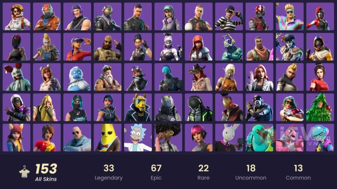 [PC/PSN] 153 skins | OG STW | The Reaper | Merry Mint Axe | Elite Agent | Rogue Agent | Dante | Havoc | Curse Buster | Sub Commander  | 200 VB