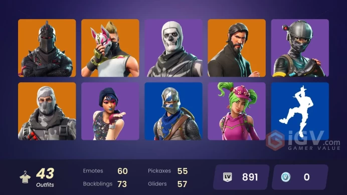 [PC/PSN/XBOX] 43 skins | Black Knight | Sparkle Specialist | The Reaper | Blue Squire | Royale Knight | Elite Agent | Sub Commander | 0 VB