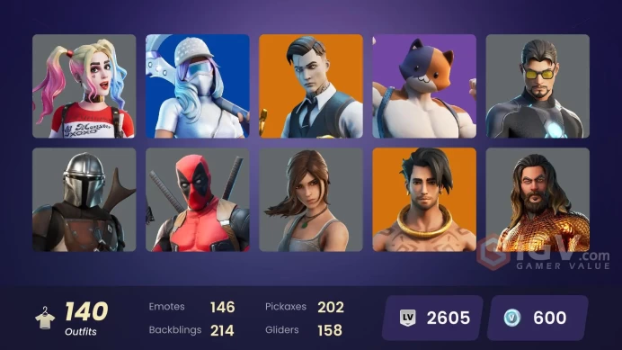 [PC/PSN/XBOX/SWITCH] 140 skins | Gold Midas | Striker Specialist | Peter Griffin | Eternal Knight | Joey | Spectra Knight | Era |