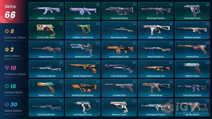 EU 66 skins 5 knifes | Evori Dreamwings Vandal | Elderflame Operator | RGX 11z Pro Karambit | ChronoVoid Vandal | EX.O Edge | V0169