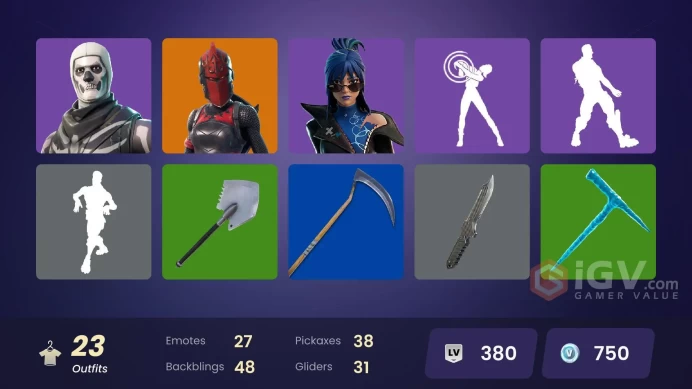 [ALL PLATFORMS] 23 SKINS | RED KNIGHT | SKULL TROOPER | REAPER PICKAXE | 750 V-BUCKS | PETER GRIFFIN | SOLID SNAKE | 38 PKX | FULL ACCESS