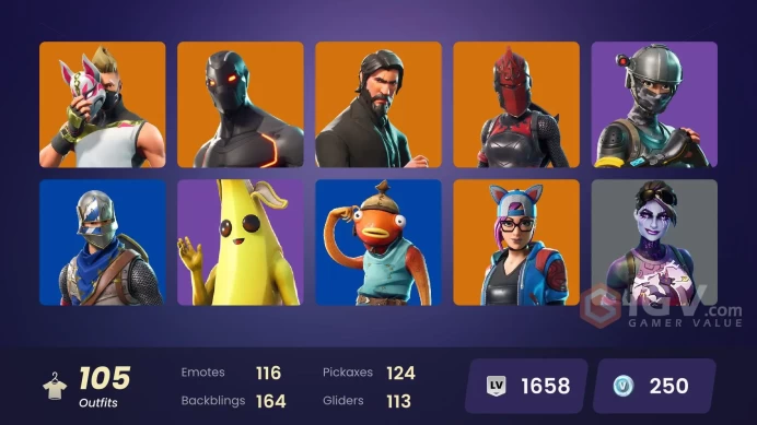 PC,PSN,XBOX 105 SKINS FA - STW - REAPER - BLUE SQUIRE - STARFIRE,DARK BOMBER,CLOAKED STAR,DEMI,JUICE WRLD,CLOAKED STAR RK1285