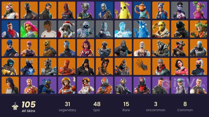 PC,PSN,XBOX 105 SKINS FA - STW - REAPER - BLUE SQUIRE - STARFIRE,DARK BOMBER,CLOAKED STAR,DEMI,JUICE WRLD,CLOAKED STAR RK1285